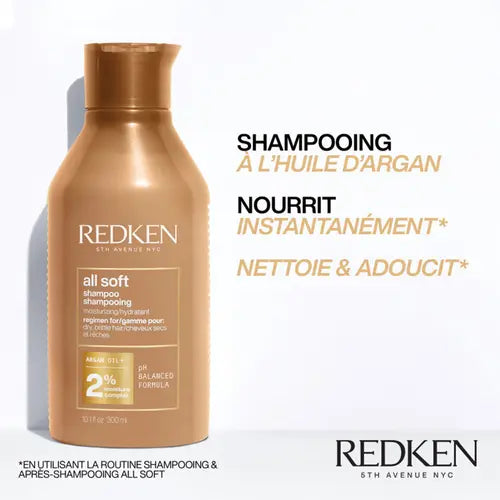 Shampoing hydratant All Soft Redken 300 ml