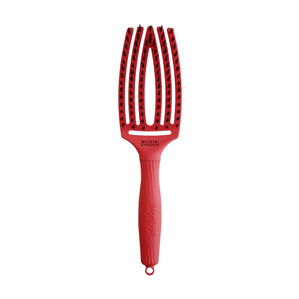 Brosse Olivia Garden Fingerbrush rouge
