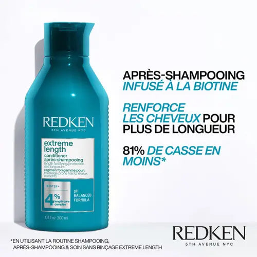 Soin avec rinçage Extreme Length Redken 300 ml