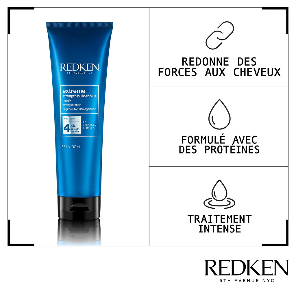 Masque fortifiant Extreme Strength Builder Plus Redken 250 ml