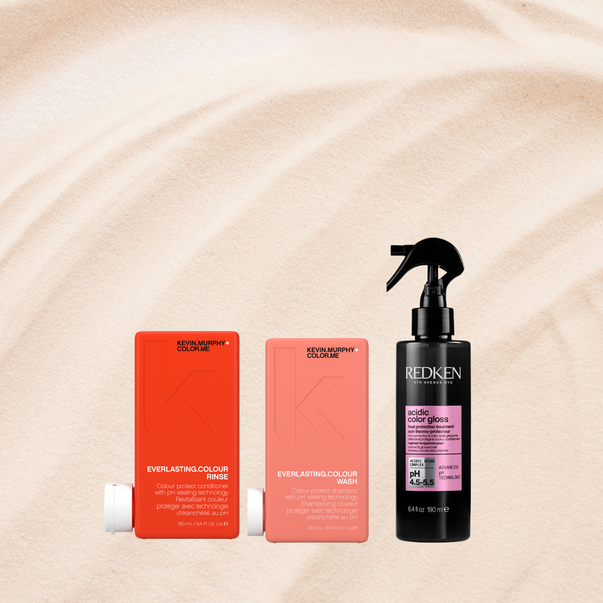 Routine cheveux colorés - Éclat, protection & brillance