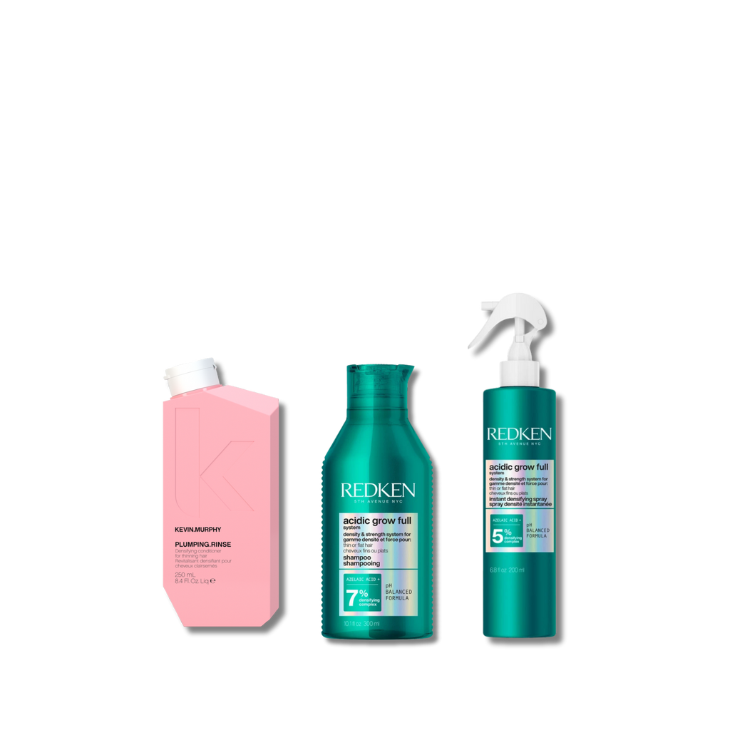 Routine cheveux fins -  Densité, volume & effet cheveux plus épais