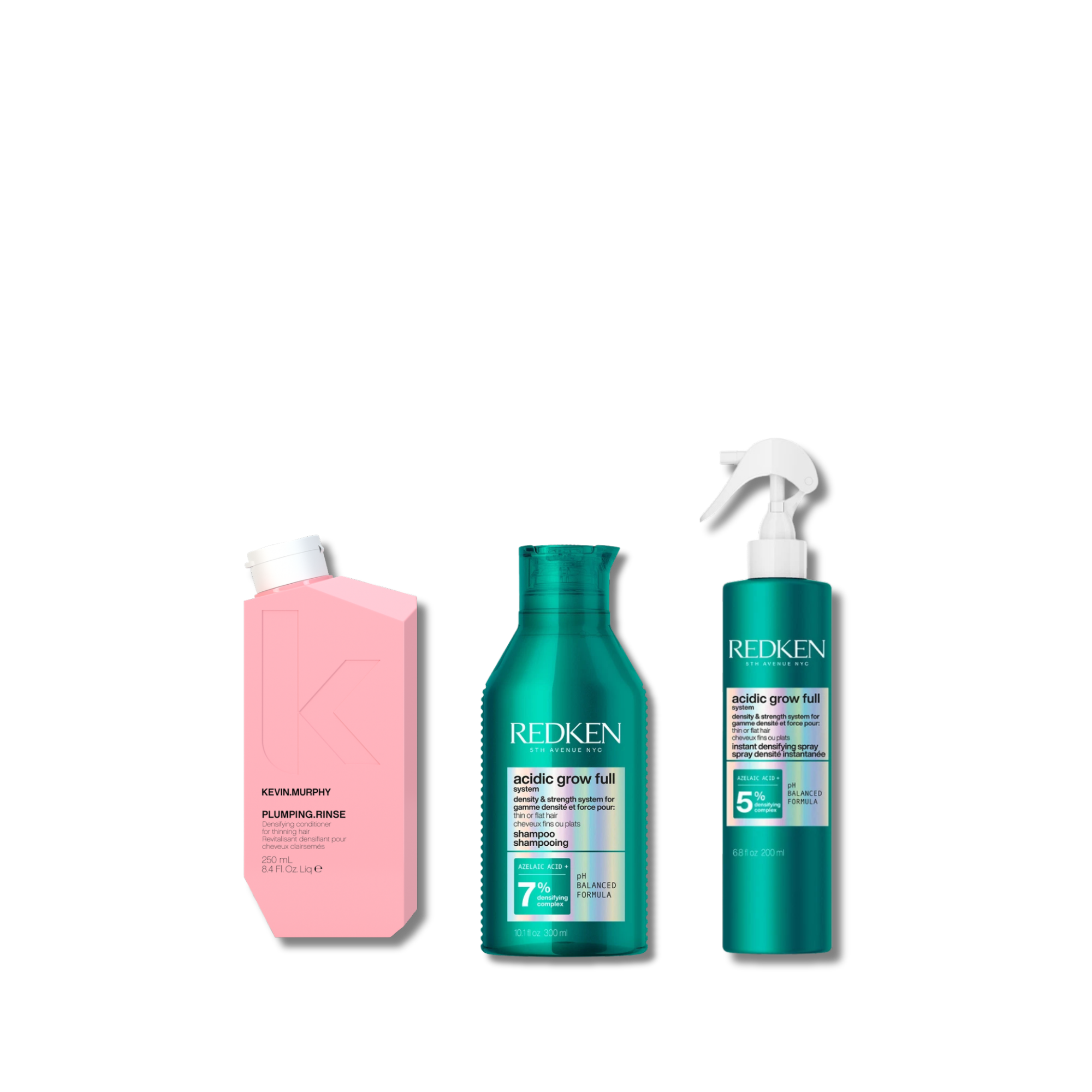Routine cheveux fins -  Densité, volume & effet cheveux plus épais