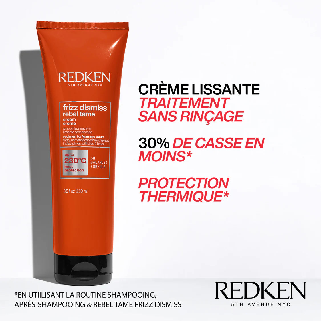 Soin sans rinçage Rebel Tame Frizz Dismiss Redken 250 ml