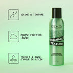 Mousse volumisante Touchable Texture Redken 200 ml